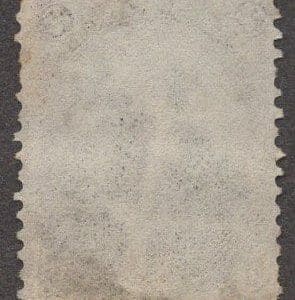 Alternative view of Scott# 73 "BLACK JACK" USED, BEAUTIFUL NEGATIVE CROSSROADS CANCEL