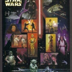 Scott# 4143 STAR WARS SOUVENIR SHEET (15) MNH, NICELY CENTERED