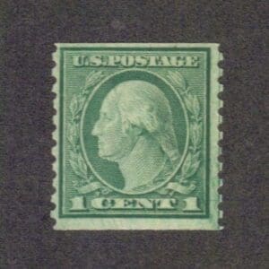 Scott# 490 "WASHINGTON" ROTARY PRESS VERTICAL PERF 10 COIL, MINT