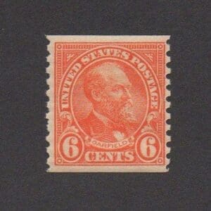 Scott# 723 "JAMES A. GARFIELD" MNH PERF 10 COIL, NICELY CENTERED