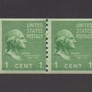 Scott# 839 "WASHINGTON-PRESIDENTIAL SERIES" COIL PAIR, MNH