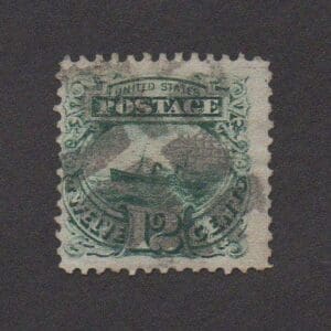 Scott# 117 "S.S. ADRIATIC PICTORIAL" WITH FANCY NEGATIVE CANCEL