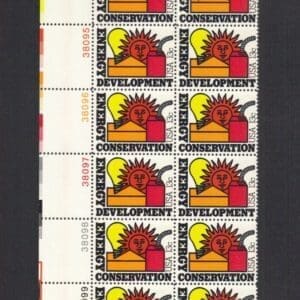 Scott# 1723-24 "ENERGY CONSERVATION" PLATE BLOCK (12) MNH
