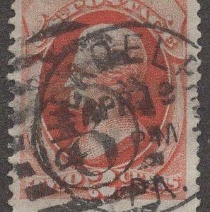 Scott# 178 "JACKSON" USED WITH PHILLY CDS CANCEL, NICELY CENTERED