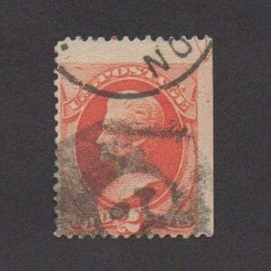 Scott# 183 "JACKSON" USED WITH GUIDE ARROW & BOSTON NEGATIVE 6 CANCEL