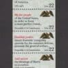 Scott# 2355-59 DRAFTING OF THE CONSTITUTION BKLT. PANE WITH PLATE# MNH