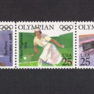 Scott# 2496-2500 "OLYMPIANS" ATTACHED STRIP (5) MNH