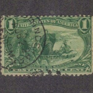 Scott# 285 "TRANS-MISSISSIPPI-MARQUETTE" USED WITH CDS CANCEL