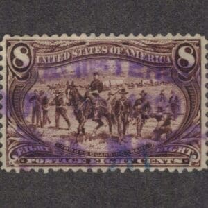 Scott# 289 "TRANS MISSISSIPPI" WITH VIOLET TENN. MT. SLOGAN CANCEL