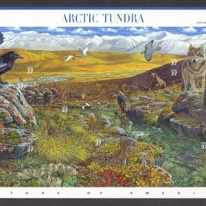 Scott# 3802 "ARCTIC TUNDRA" #8 NATURE of AMERICA SERIES, MNH