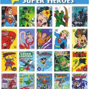 Scott# 4084 "D.C. COMICS SUPER HEROES" SHEET (20) MNH
