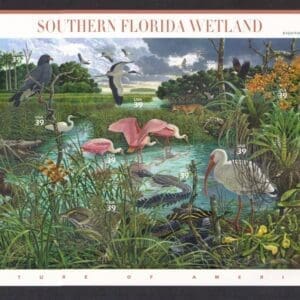 Scott# 4099 "SOUTHERN FLORIDA WETLAND" #8 of the NATURE SERIES, MNH