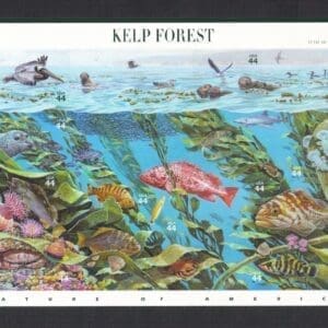 Scott# 4423 "KELP FOREST" #11 NATURE of AMERICA SERIES S/A SHEET, MNH