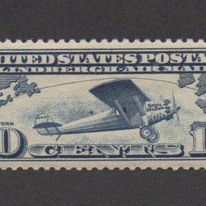 Scott# C10 "LINDBERGH TRIBUTE" AIRMAIL SINGLE MINT