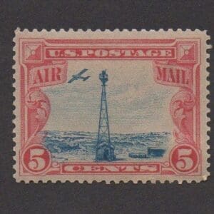 Scott# C11 "BEACON on the ROCKY MOUNTAINS" AIRMAIL SINGLE, MINT