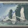 Scott# RW33 "DUCK STAMP"1966 "WHISTLING SWANS" USED