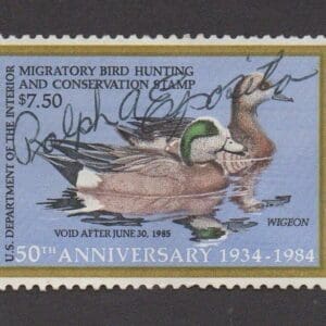 Scott# RW51 "DUCK STAMP" 1984 "WIGEON DUCKS" USED