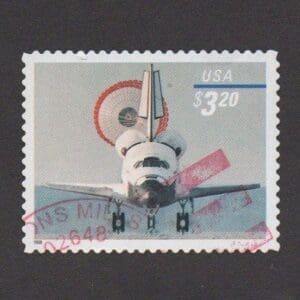 Scott# 3261 "SPACE SHUTTLE LANDING" USED WITH MARSTONS MILLS MA LOCAL