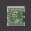 Scott# 343 FRANKLIN, SCHERMACK TYPE III PERF'D CONTROL MARK BM2291