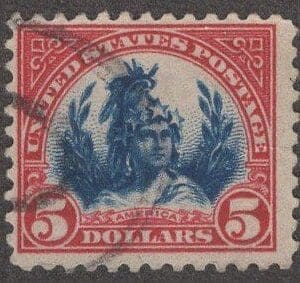 Scott# 573 "FREEDOM STATUE" USED