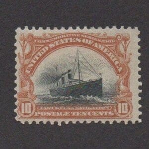 Scott# 299 "PAN AM-FAST OCEAN NAVIGATION" MINT, NICELY CENTERED