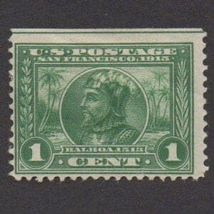 Scott# 397 "BALBOA" PANAMA PACIFIC MARGIN SINGLE MINT HINGED