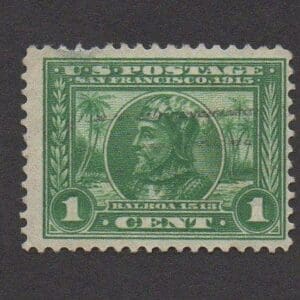 Scott# 397 "BALBOA" PANAMA PACIFIC EXPOSITION, USED, LITE CANCEL