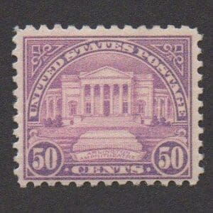 Scott# 570 "AMPHITHEATER" SERIES of 1922-25 FLAT PLATE PERF 11 MINT