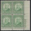 Scott# 694 "WILLIAM HARRISON" MNH PLATE BLOCK (4) WITH GUIDE DOTS