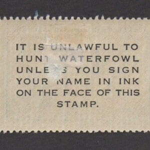 Alternative view of Scott# RW15 "DUCK STAMP" 1947 "BUFFLEHEADS" MINT