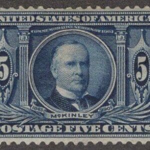 Scott# 326 "PRESIDENT WILLIAM McKINLEY" LOUISIANA PURCHASE, MINT