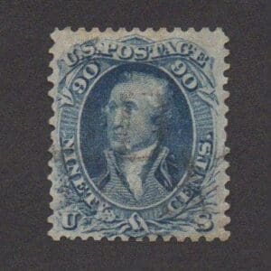 Scott# 72 "WASHINGTON" LITE CANCEL & NICE MARGINS FOR THIS ISSUE