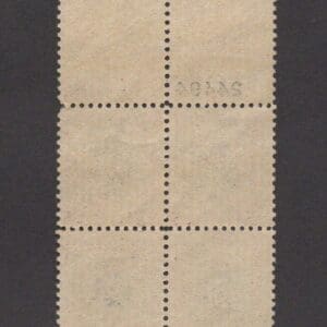Scott# 832 WOODROW WILSON PLATE BLOCK(4)CENTERLINE, MNH P#24493/22094F - Image 2