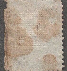 Alternative view of Scott# 87 "JACKSON" E GRILL USED WITH FLAWS, RED CANCEL, OFFERED AS A FILLER