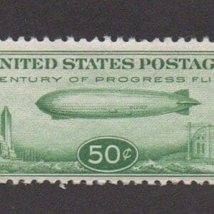 Scott# C18 "BABY ZEPPELIN" MNH, NICELY CENTERED