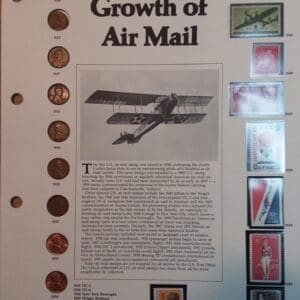 Alternative view of COINS & STAMPS ON HARD STOCK DISPLAY PAGES SUITABLE for FRAMING *L@@K*