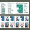 Scott# 2802a "SEASONS GREETINGS - SNOWFLAKES" BOOKLET PANE (12) MNH