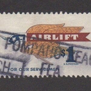 Scott# 1341 "AIRLIFT-FOR OUR SERVICEMEN" POMPANO BEACH FL. CANCEL