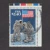 Scott# 2419 "MOON LANDING" USED PLATE# SINGLE WITH LOCAL CANCEL