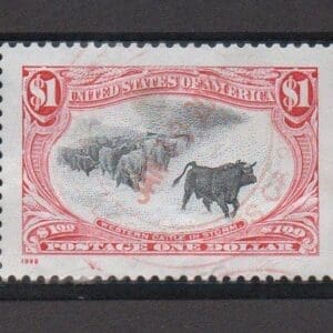Scott# 3209H "TRANS MISSISSIPPI - WESTERN CATTLE" LITE CANCEL