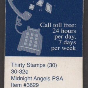 Scott# BK233E "HOLIDAY GREETINGS" INTACT MAKESHIFT BOOKLET (30) MNH - Image 2