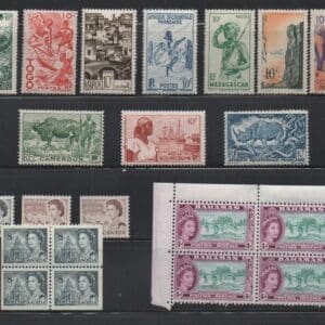 Alternative view of WORLDWIDE MIXED LOT, ALL MNH, NICE VARIETY (41) GREAT VALUE LOT!