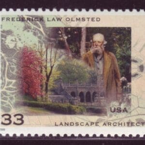Scott# 3338 "FREDERICK LAW OLMSTEAD" SINGLE, MNH, NICELY CENTERED