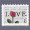 Scott# 3551 "LOVE - ROSE and LOVE LETTERS" S/A SINGLE, MNH