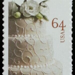 Scott# Scott# 4521 "WEDDING CAKE" S/A SINGLE, MNH
