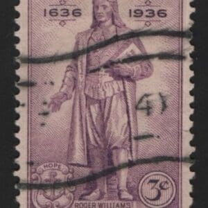 Scott# 777 "RHODE ISLAND TERCENTENARY" USED, NICELY CENTERED