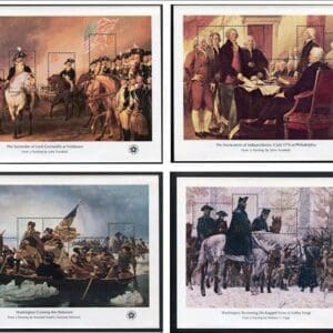 Scott# 1686-89 "BICENTENNIAL" SOUVENIR SHEETS (4) MNH,