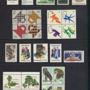 1978 COMMEMORATIVES YEAR SET (28) ISSUES, MNH, NICELY CENTERED