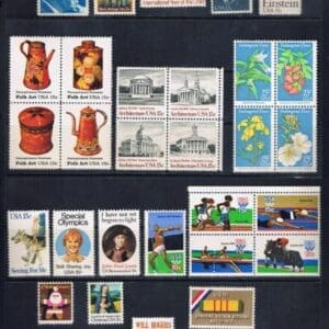 1979 COMMEMORATIVES YEAR SET (29) ISSUES, MNH, NICELY CENTERED