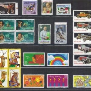 1988 COMMEMORATIVES YEAR SET (39) ISSUES, MNH, NICELY CENTERED